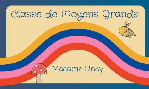 Classe de moyens grands de Madame Cindy