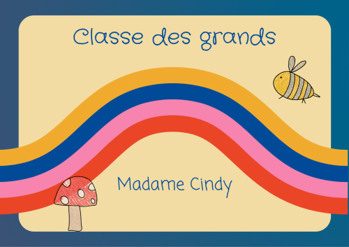Classe de grands de Madame Cindy
